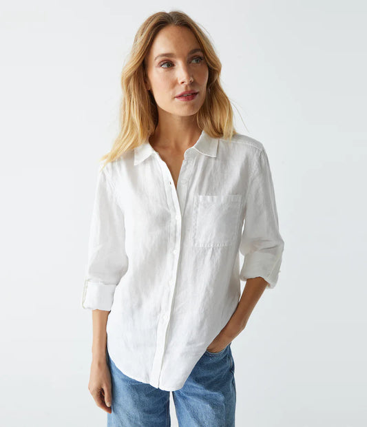 Spencer Linen Button Down Top