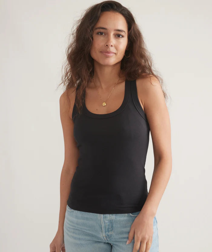 Lexi Rib Sun-In High Neck Crop Tank