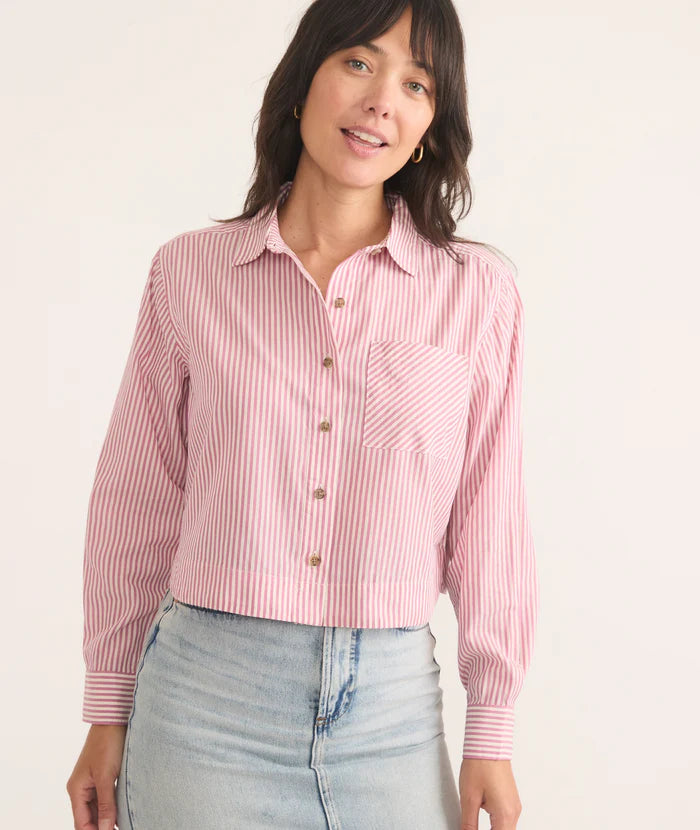 Mila Straight Hem Button Down