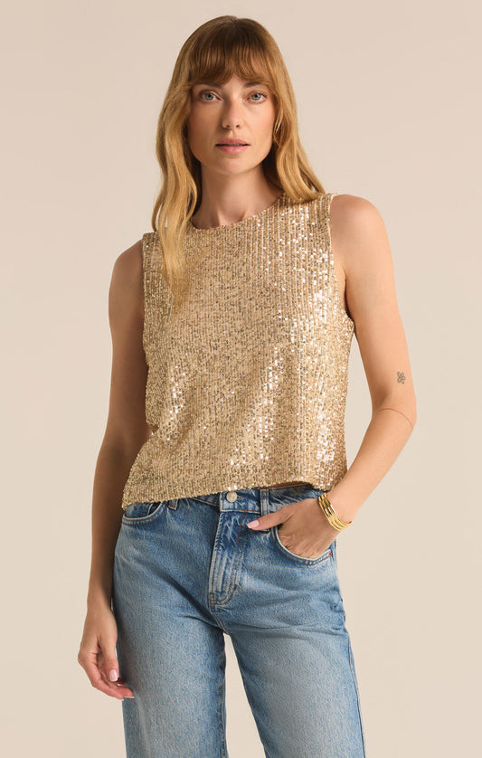 Sloane Sequin Top