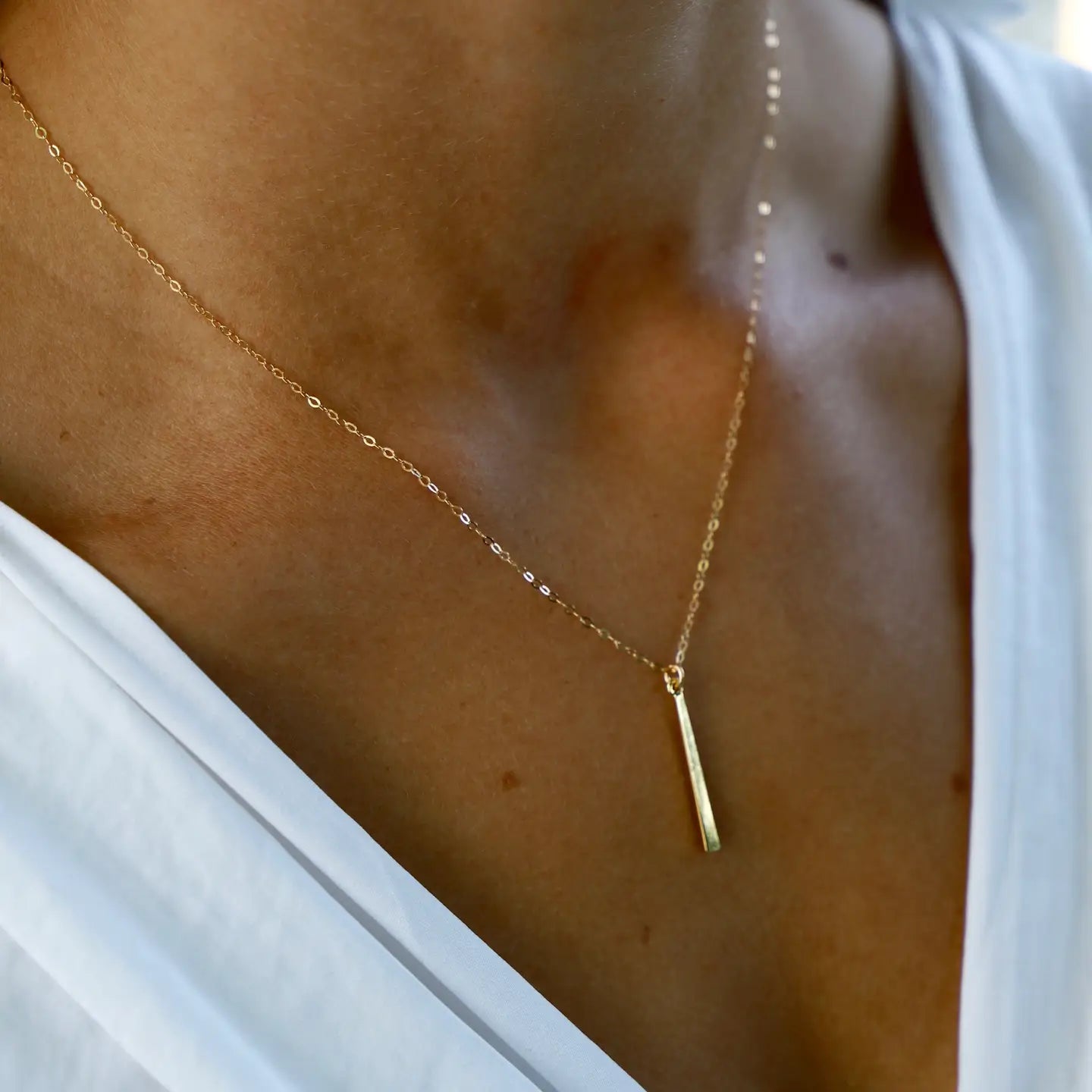 Petite Bar Necklace