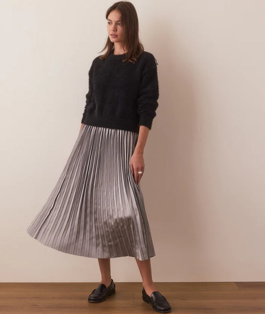 Chelsea Pleated Midi Skirt