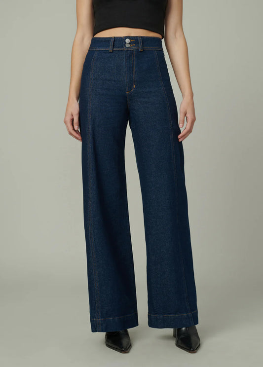 The Seamed Denim Trouser