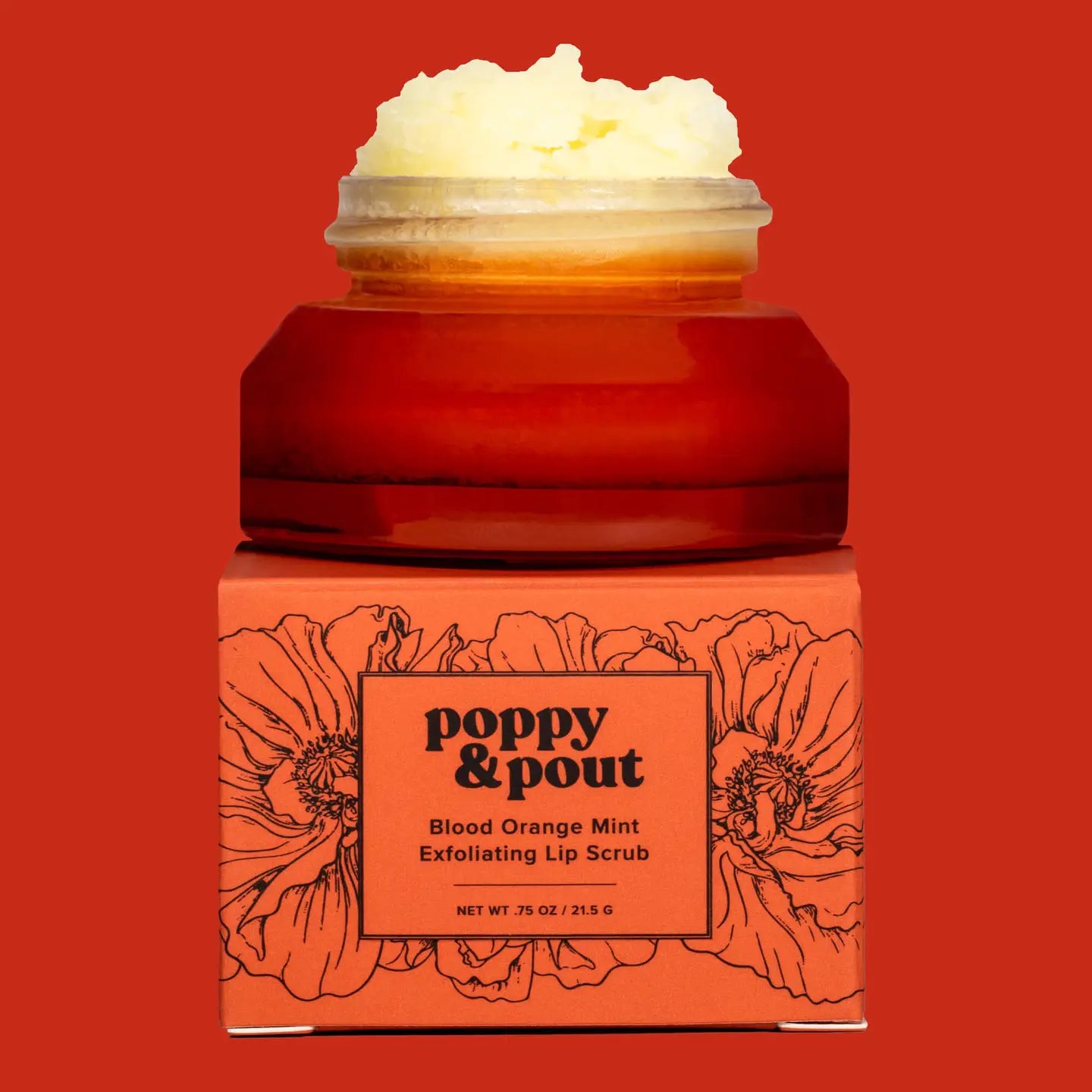 Poppy & Pout Exfoliating Lip Scrub