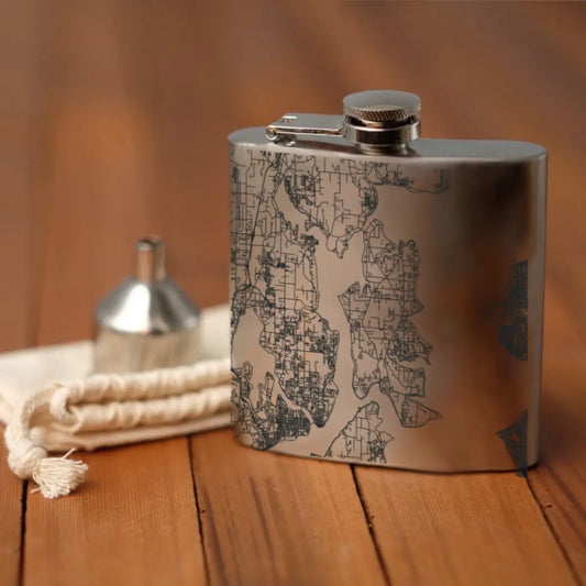 Engraved Hip Flask