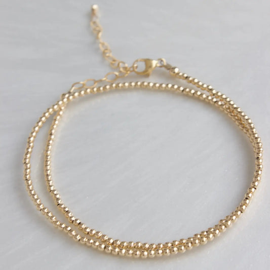 Gold Filled Double Wrap Bracelet